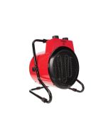 Aquecedor elétrico perel com ventilador 3000w, 2 níveis de calor, termostat