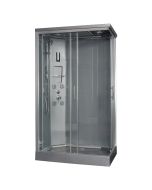 Ondée - cabina de duche hidromassagem sery para duche - cromada - 120x80cm