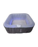 Spa inflável 4 lugares quadrado - sunspa - faixa de LED incluída - dimensõe