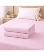 Lençol infantil ajustável rosa cama de 90cm donegal collections