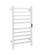 Toalheiro elétrico 45x11x80 cm aço inoxidável color blanco Homcom