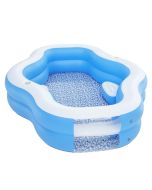 Piscina familiar insuflável retangular splashview azul Bestway