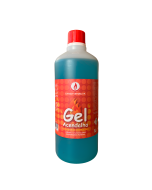 Caixote de 12 embalagens de acendalhas em gel 1l - chama vermelha