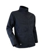 Veste de trabalho softshell quartz lma - preto