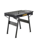Mesa dobrável - aço preto - alça telescópica - 85x60 cm