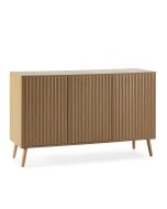 Aparador lluvia 3 portas oak, 120 cm de largura