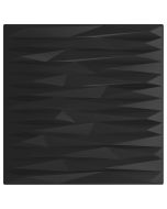 Painéis de parede 24 pcs 50x50 cm 6m² xps pedra preto