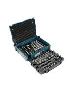 Conjunto de ferramentas completo - Makita - aço cv - 120 peças - makpac 1