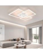 Nettlife lâmpada de teto LED sala de estar Branco 75cm regulável moderna