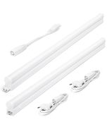 Luz LED para cozinha aigostar com interruptor 9w 990lm 4000k 0,6m, 2 unid