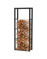 Porta-lenha de interior kekai rack iv 60x25x150 cm armazenamento de ma