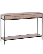 Mesa tipo consola 120x30x81,5cm bicolor Homcom