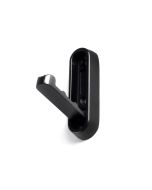 Rei | suporte de parede modelo c8726 | zamak preto fosco | 23x72x12 mm |