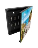 Caixa para guardar chaves decorativa 30x30x5, abertura à direita tulup