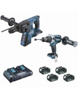 Conjunto de 2 máquinas 18v perfurador dhr264 + furadeira dhp481 - Makita -