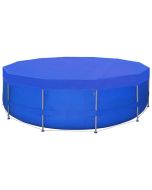 Coberturas de piscina redondas 2 pcs pe 460 cm 90 g/m² pt7559