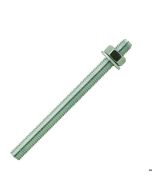 Caixa 10 barras roscadas de aço zincado + mutreiro + washers 10x130 mm scel