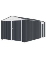 Garagem metálica "houston" 15,36 m² - antracite