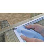 Revestimento liner para piscinas de madeira gre