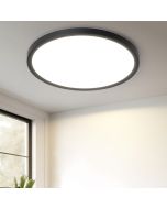 Nettlife candeeiros de teto LED preto 18x18 4000k