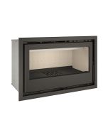 Tj - inserto de lareira a lenha com turbinas modelo flama 100 de 9,5 kw