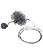 Escova redonda para limpeza de chaminés, 20 cm de diâmetro