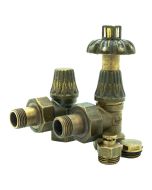 Kit de válvula termostática com pega florida para radiador de ferro fundido