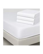 Lençol de baixo 50% aLGodão 50% poliéster hotel | 120 g/m² - branca