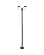 Poste de luz para exterior kulsi preto