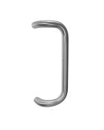 Puxador da porta diám 32, eixos 350, inox 304 acetinado