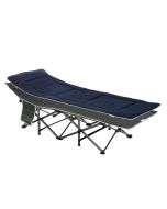 Cama de campismo 188x64,5x53 cm aço e tecido oxford color azul Outsunny