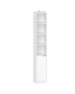 Estante para livro 30x24x182 cm mdf Homcom, casa - móveis de armazenamento