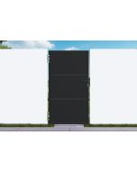 Portão nali aço preto 1x1,8 m
