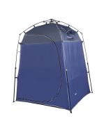 Tenda de duche ayas tenda de campismo dobrável 150x150x200 cm - azul/cinza