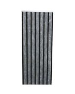 Cortina de porta florence caterpillar 90x220 cm - cinza, preto