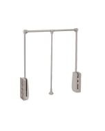 Emuca varão basculante para roupeiro hang, 830 - 1150, cinzento pedra