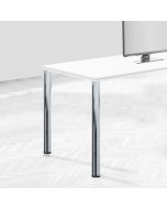 Emuca lote de 4 pés de mesa, diâmetro 60mm, h 710mm, aço, cromado