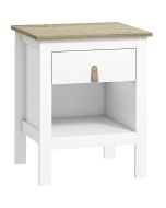 Mesa de cabeceira 45x40x55 cm color blanco Homcom, casa - quarto