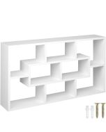 Prateleira retro de pared, montagem rápido, 85 x 48 x 16 cm, branco