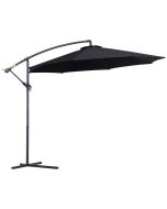 Chapéu de sol de jardim ø300x260cm metal e poliéster Outsunny