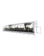 Estufa de jardim tube 3 x 8 m (24 m²), policarbonato de 6mm