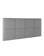 Cabeceira estofada sicilia 160x60 cm cinza