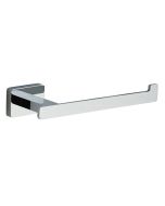 Kibath porta-rolo de papel higiênico sierra 19cm, cromo, aço inoxidável