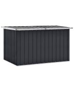 Caixa de arrumação para jardim 149x99x93 cm antracite