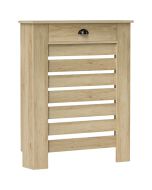 Cobertura para radiador 78x19x95,5 cm mdf color marrón Homcom