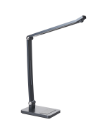 Candeeiro de secretária LED lepus com sensor de movimento cinzento escuro