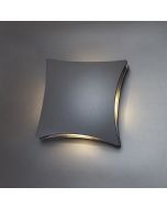 Farol de parede exterior smd integral 663 cinzento azabak