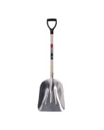 Pá de neve em alumínio nervurado - cabo em faia 65 cm