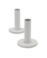 Kibath capa para tubo de secador toalhas redondas kit em latão branco fosco