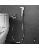 Kibath torneira de wc intimate hygiene 1 água cromado brilhante de latão